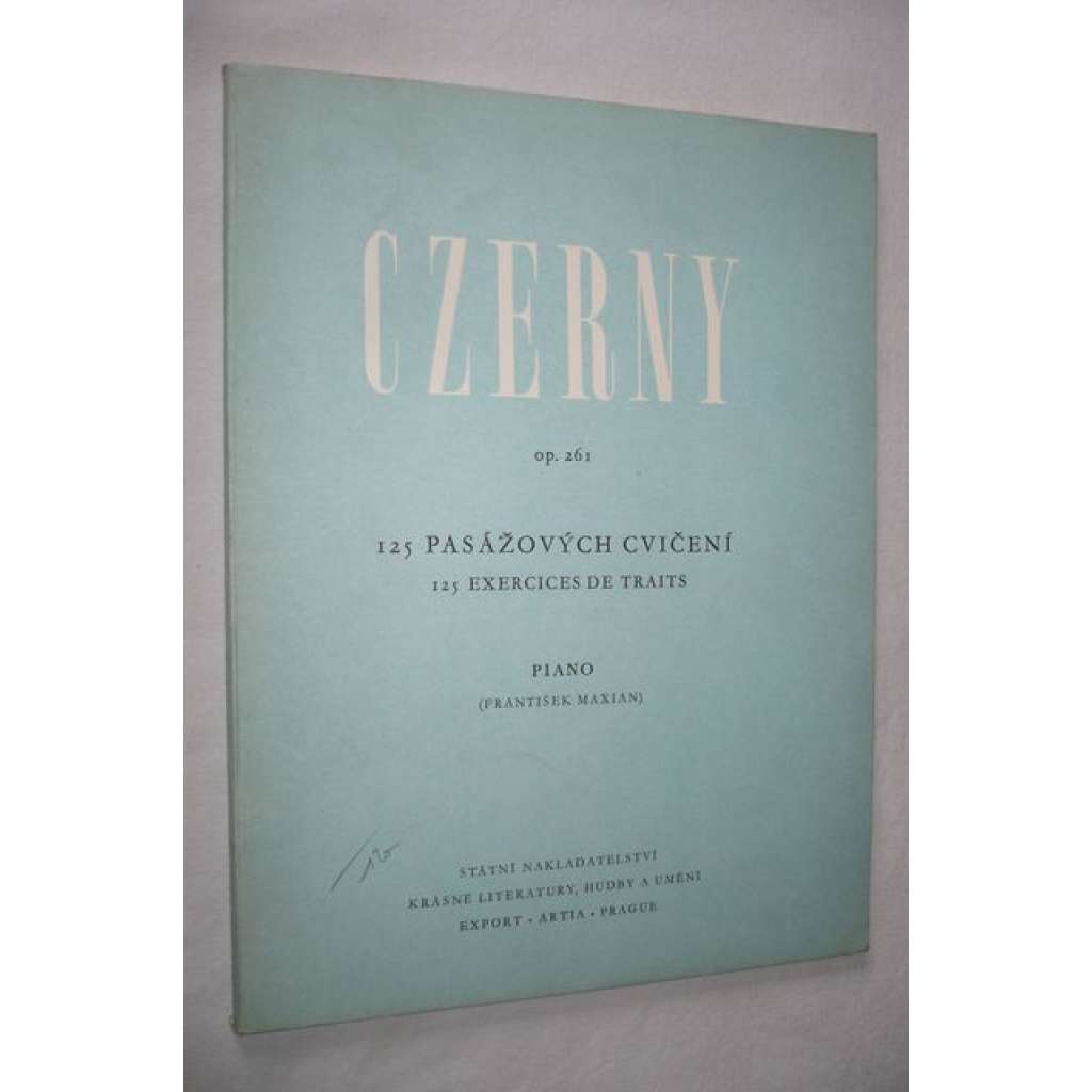 125 pasážových cvičení Op.261 (noty, piano-klavír)