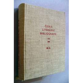 Česká literární bibliografie 1945 - 1966, III. díl