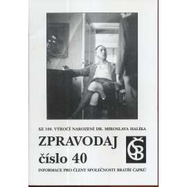 Společnost bratří Čapků:Zpravodaj 40/2001