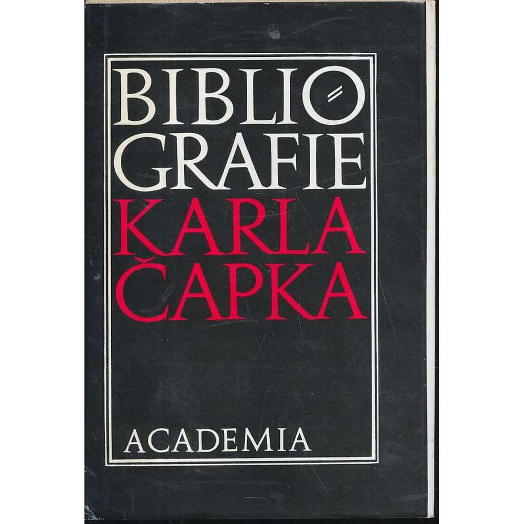 Bibliografie Karla Čapka - Karel Čapek