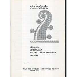 Serenáda pro smyčcový orchestr(1982). Partitura