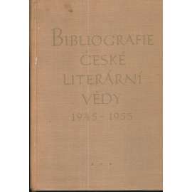 Bibliografie české literární vědy 1945-1955