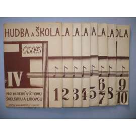 Hudba a škola 1931-32/č.1-10