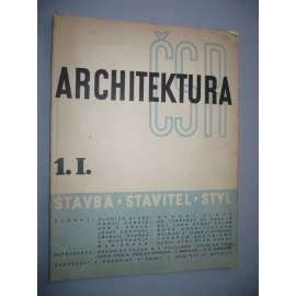 Architektura 1 / I. (1939)