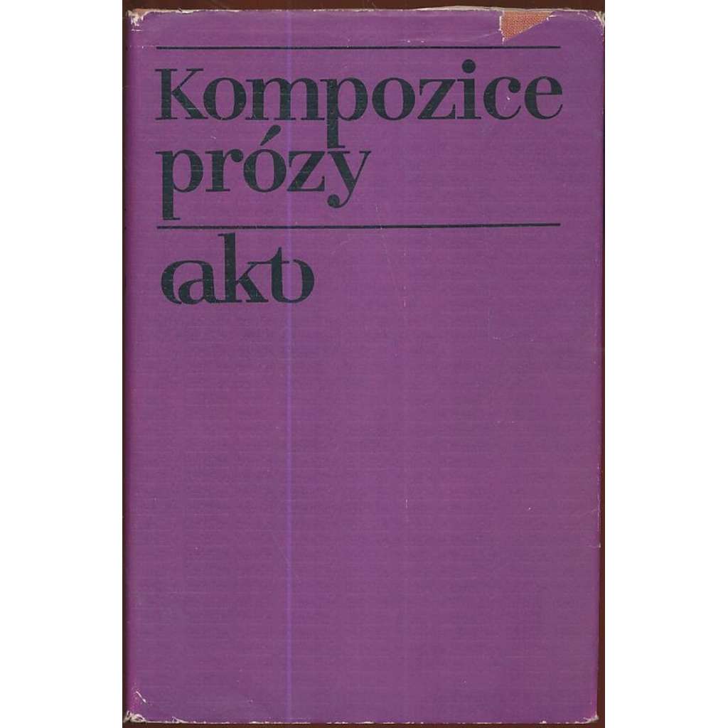 Kompozice prózy: Sborník sovětských prací...