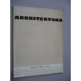 Časopis Architektura ČSR, 3-4/1949
