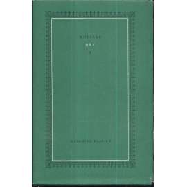 Hry I. Moliere [Žárlivý Petřík - Směšné preciosky - Škola pro muže - Škola pro ženy - Kritika Školy pro ženy - Versailleská improvisace][Spisy Moliérovy, sv.1, edice Knihovna klasiků]
