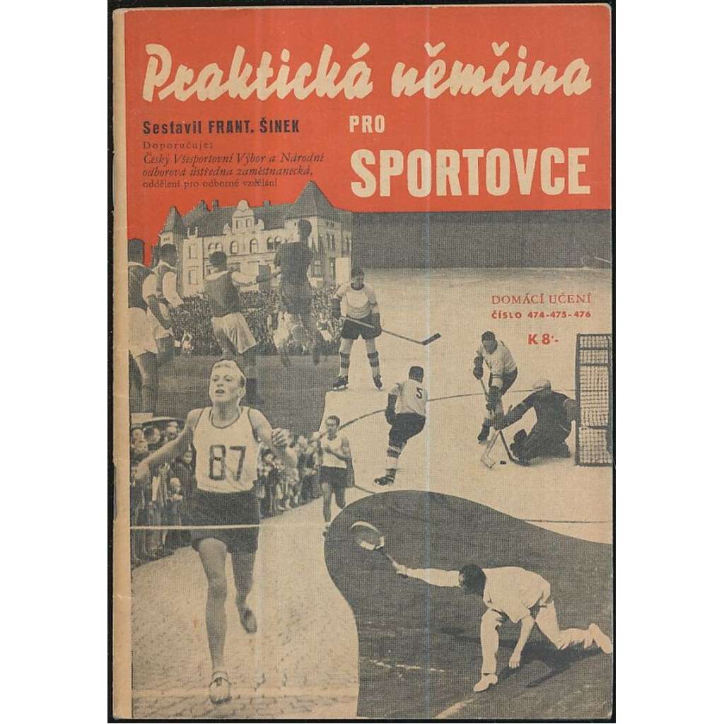 Praktická němčina pro sportovce  - - (zajímavá obálka - fotomontáž)