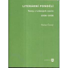 Literární pondělí - Texty z Lidových novin 1936-1938