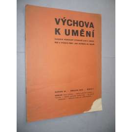 Časopis Výchova k umění, 1932/č.1