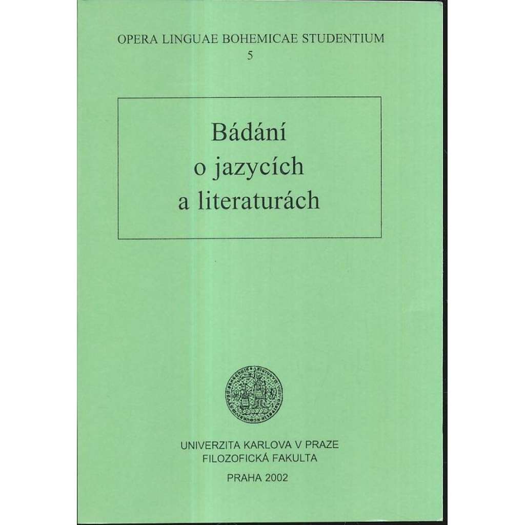 Bádání o jazycích a literaturách