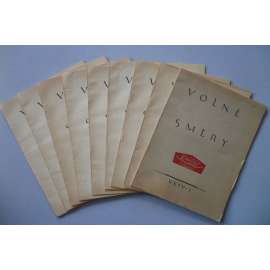 Volné směry, umělecký měsíčník, ročník XXIV (24.) - 1926 - komplet - sešity s obálkami