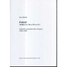 PARAF(Paralelní Akta Filozofie) + CD