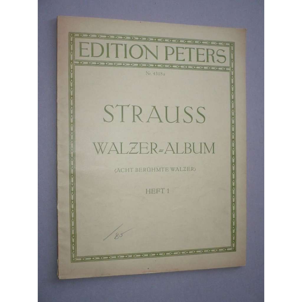 Walzer - Album, Heft 1