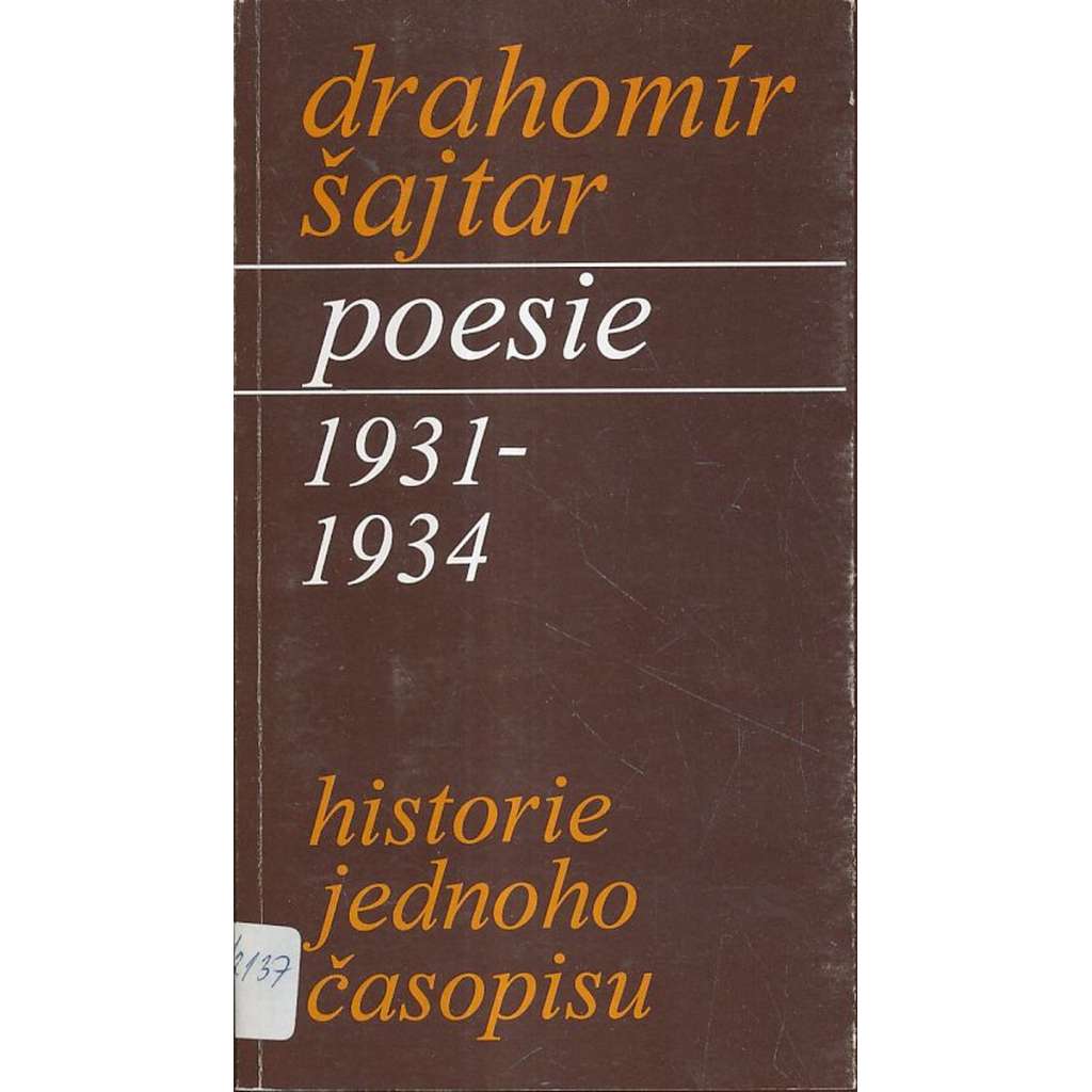 Poesie 1931-1934: historie jednoho časopisu