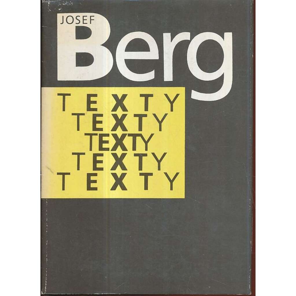 Josef Berg. Texty