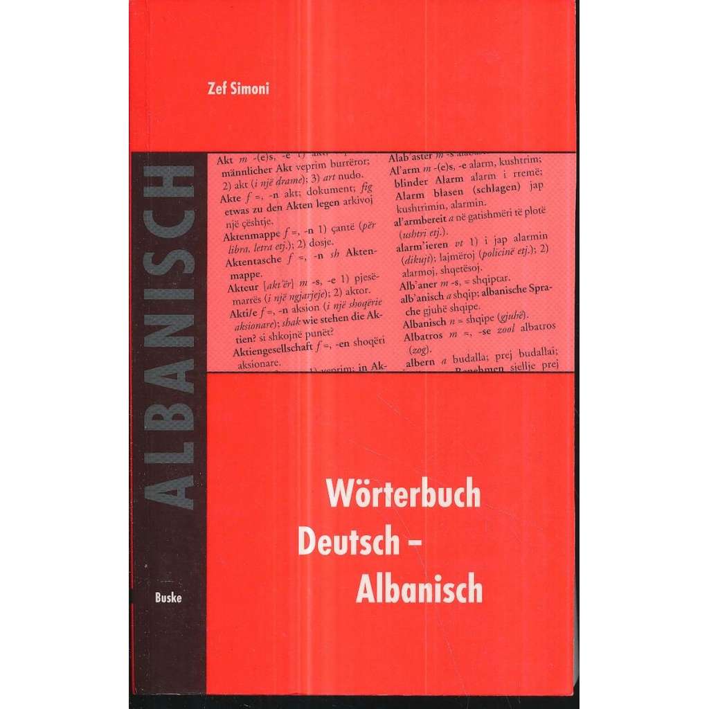 Wörterbuch Deutsch-Albanisch