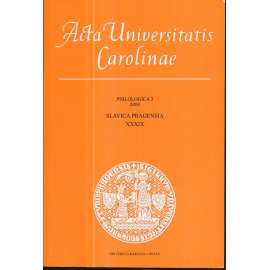 Acta Universitatis Carolinae. Philologica 3/2004