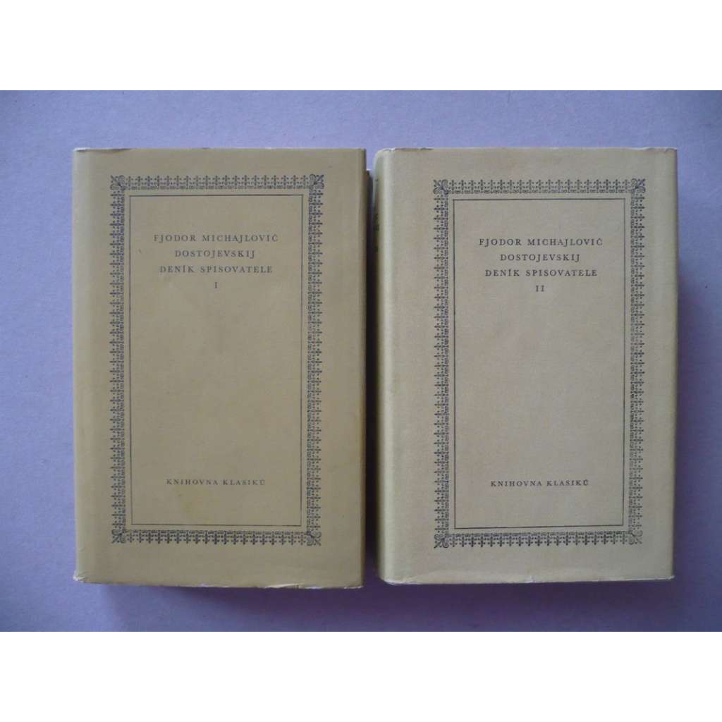 Deník spisovatele (Dostojevskij) 2 svazky (ed. Knihovna klasiků)