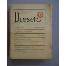 Dnešek, roč II./1947-1948, nekompletní, sešity [Nezávislý týdeník, pokračování deníku dříve zvaného Přítomnost]