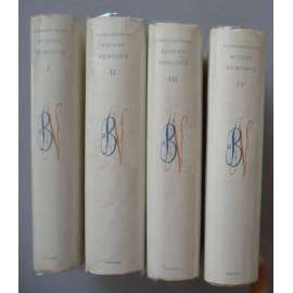 Vybrané spisy Boženy Němcové, 4 svazky (I.Babička a jiné obrazy ze života, II. Povídky, III. Pohádky, IV. Básně-stati-dopisy - Božena Němcová) KOMPLET