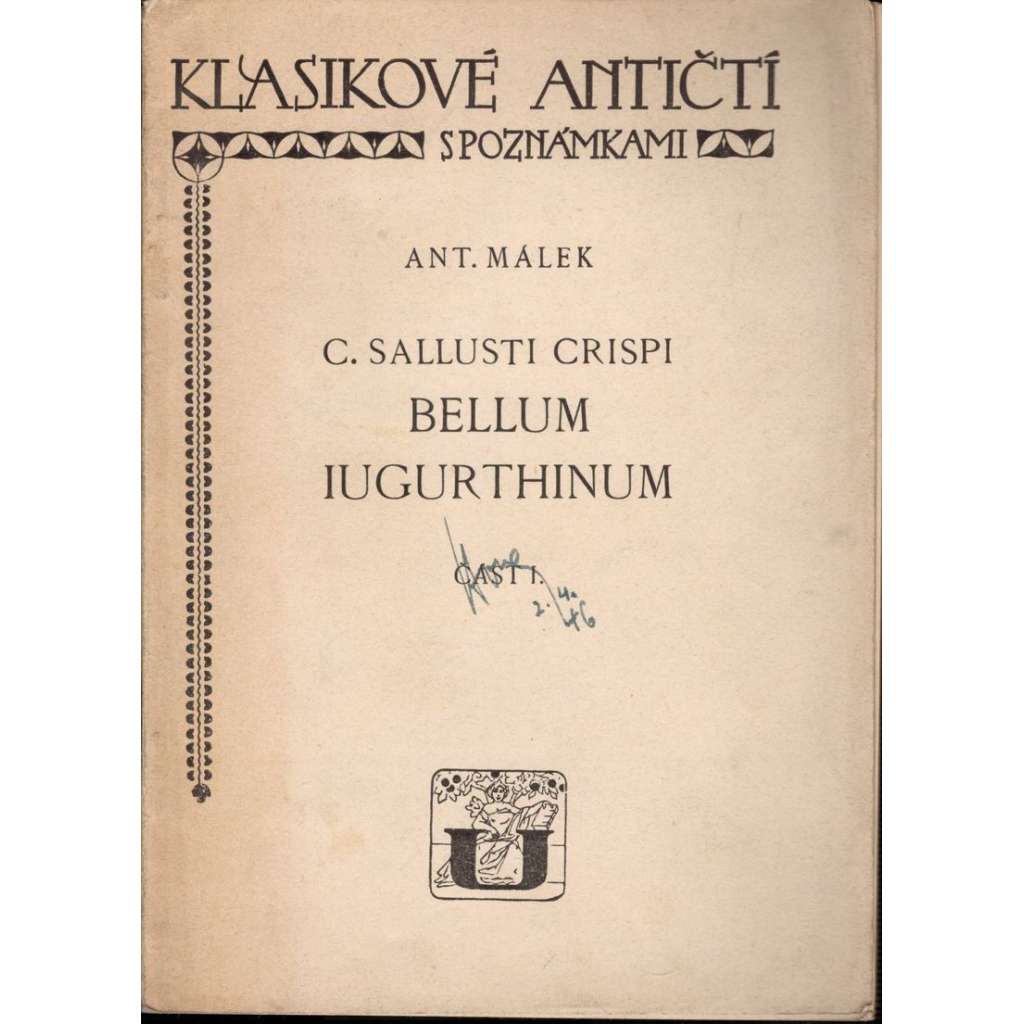 Bellum Iugurthinum, část I:Úvod a text