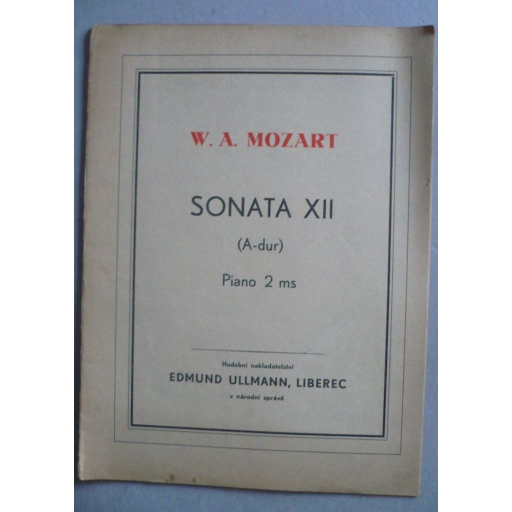 Sonata XII (A-dur)