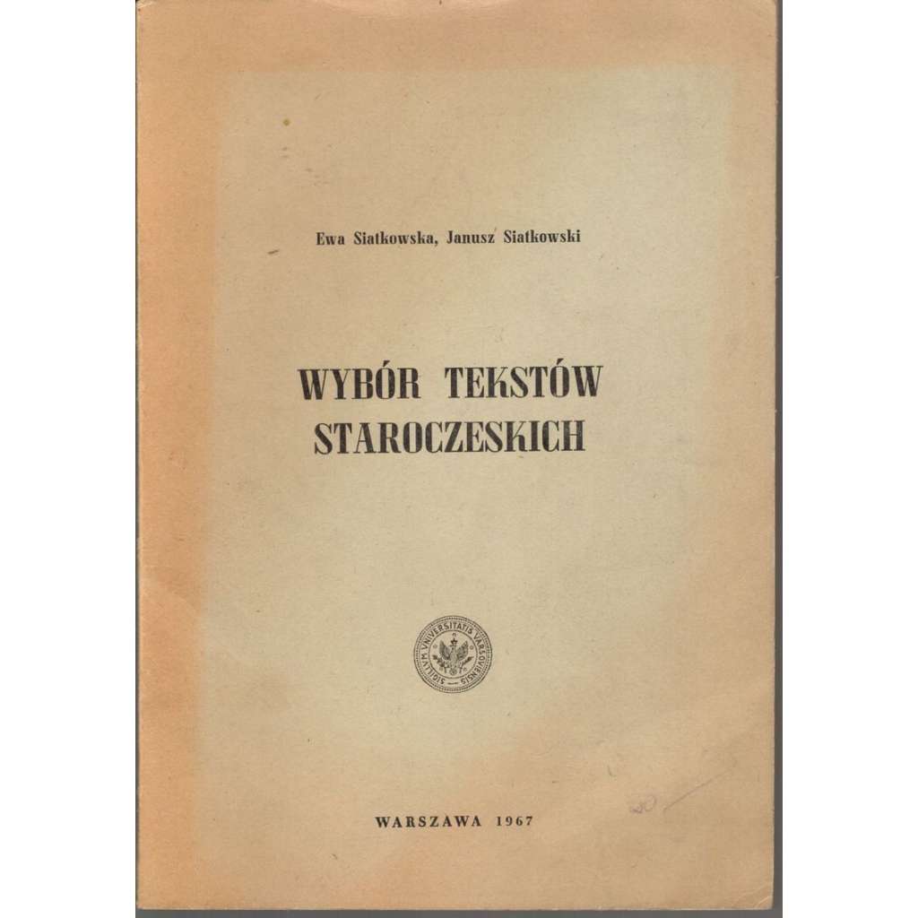 Wybór tekstów staroczeskich (text v polštině)