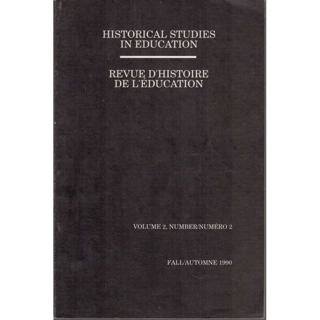 Historical Studies in Education/Revue d´ historie de l´ education, volume 2