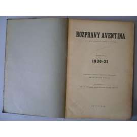 Rozpravy Aventina, ročník VI. / 1930-31