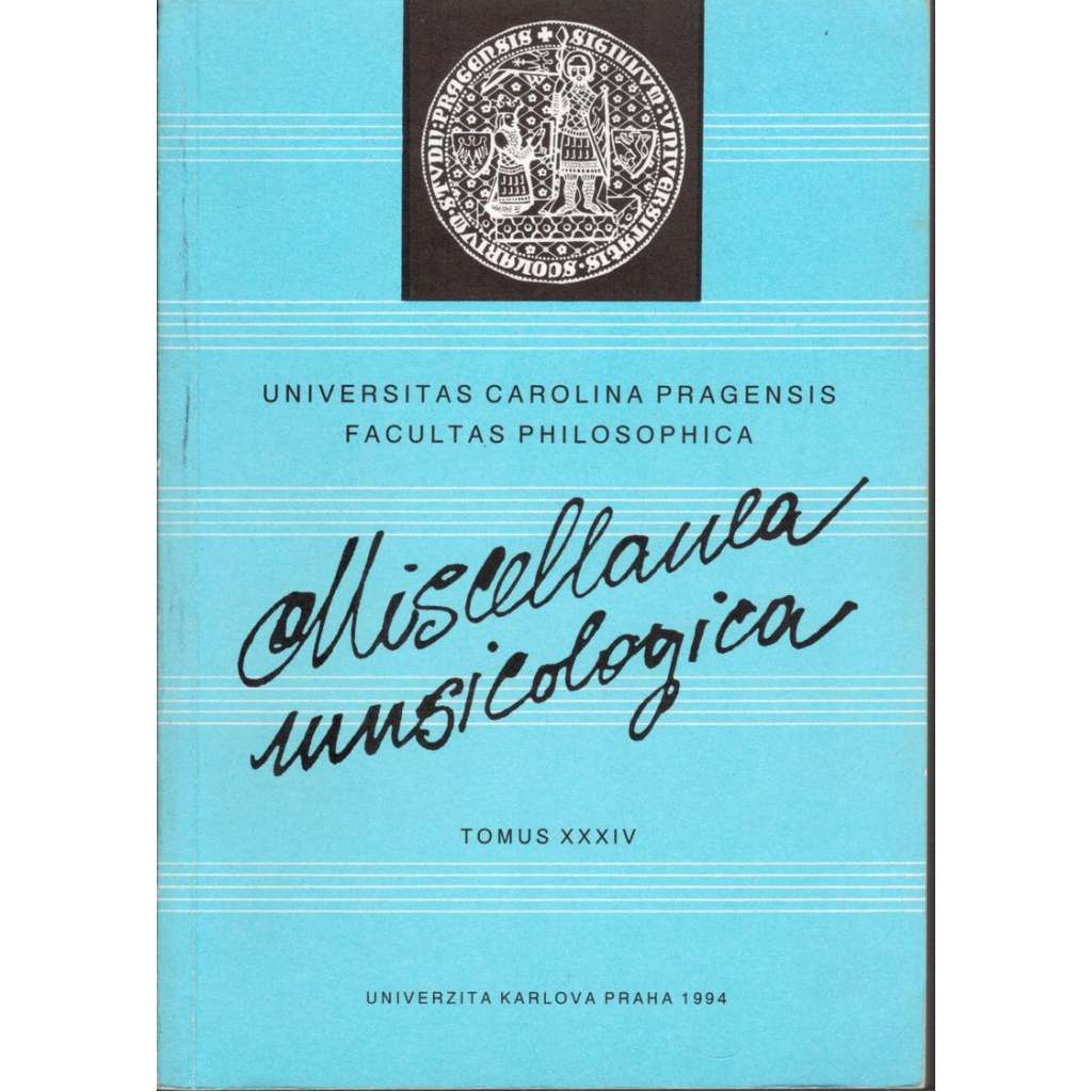 Miscellanea Musicologica XXXIV/1994