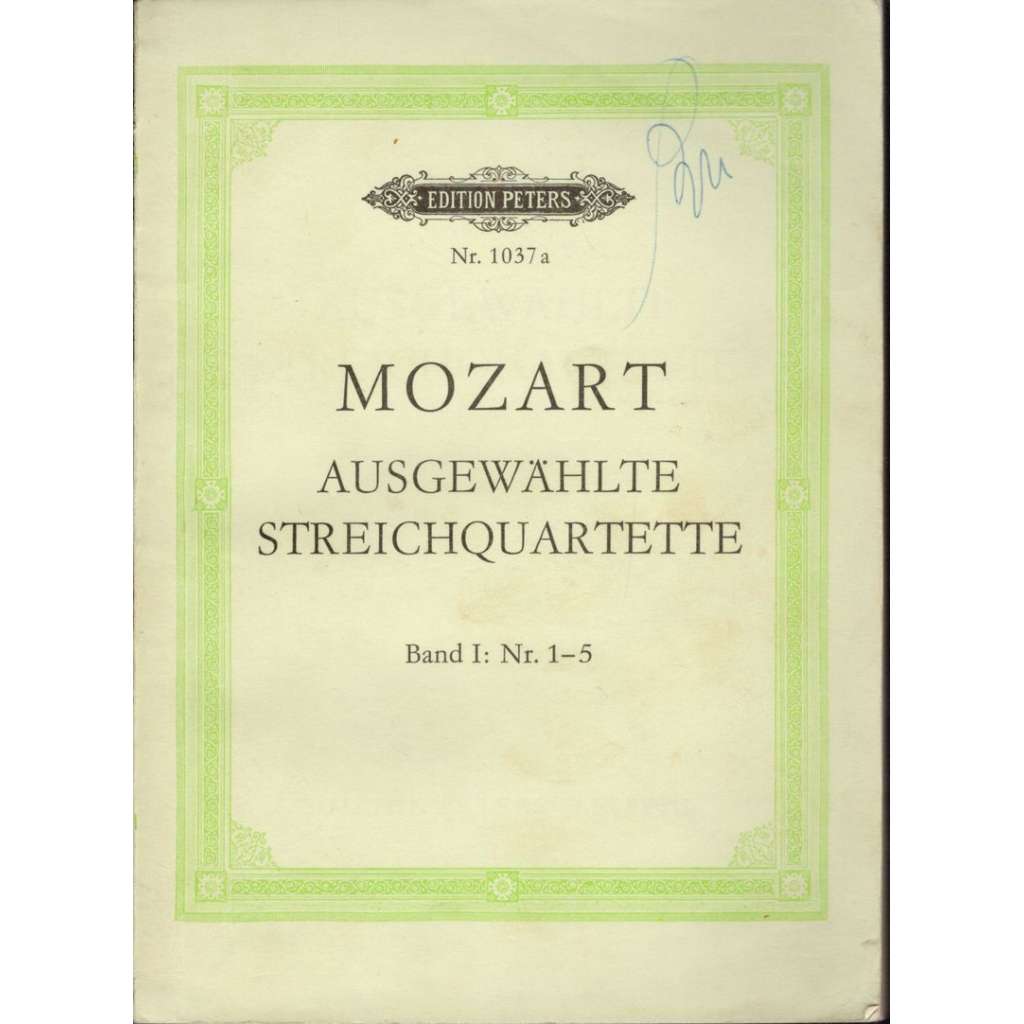 Ausgewählte Streichquartette, Band I