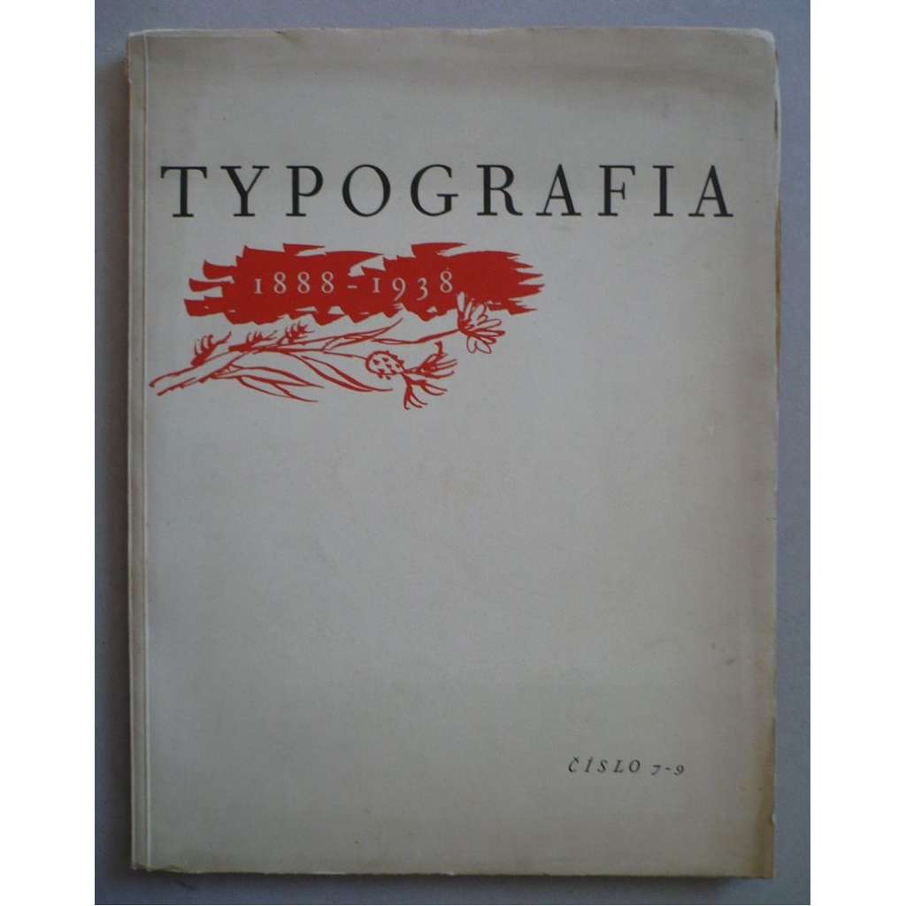 Typografia , č.7-9 / 1938, časopis  - odborný list knihtiskařů