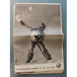 Svět v obrazech. Týdeník ministerstva informací 1946 (časopis, kultura, politika, fotografie, mj. Norimberské záběry, Film o Lidicích, Divadlo satiry, TGM, Pražské povstání, Maršál Koněv, Edvard Beneš)