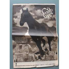 Svět v obrazech. Týdeník ministerstva informací 1946,, č. 7 (časopis, kultura, politika, fotografie, mj. Dopis z Albánie, Norimberk - proces, Tajné vysílačky před očima Němců, Pomáhejme Chodsku!)