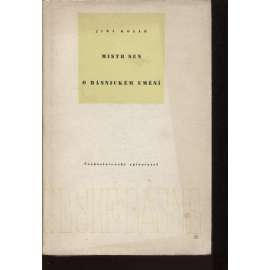 Mistr Sun o básnickém umění, Jiří Kolář (edice: České básně, sv. 162) [poezie, obálka Josef Kaplický]