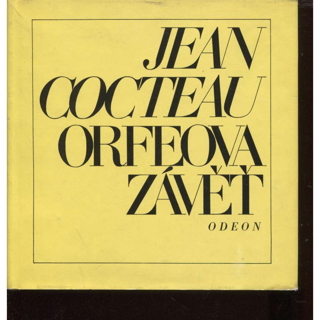 Orfeova závěť -  básně Jean Cocteau