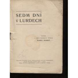 Sedm dní v Lurdech