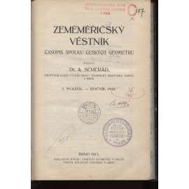 Zeměměřičský věstník. Ročník I., čísla 1.-10./1913. Časopis Spolku českých geometrů