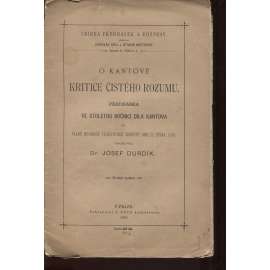 O Kantově Kritice čistého rozumu (1896)