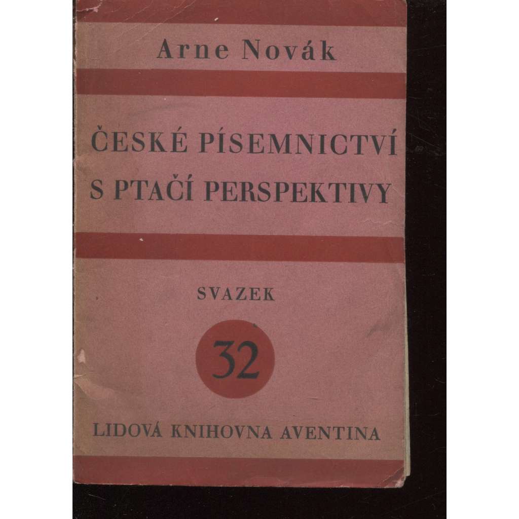 České písemnictví s ptačí perspektivy (Lidová knihovna Aventina)