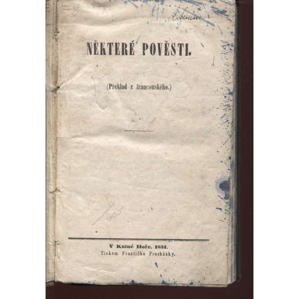 Některé pověsti (1851)