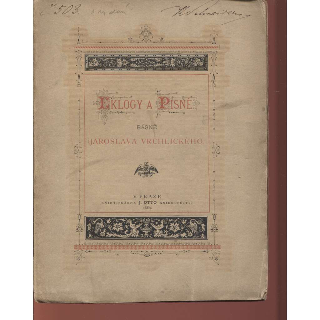 Eklogy a Písně. Básně (1880)