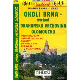 Turistická mapa : Okolí Brna - východ, Drahanská vrchovina * Olomoucko