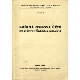 Směrná osnova účtů pro průmysl v Čechách a na Moravě