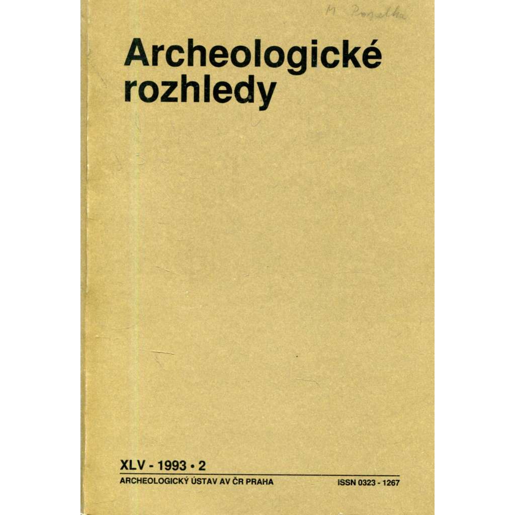 Archeologické rozhledy roč. XLV - 2/1993