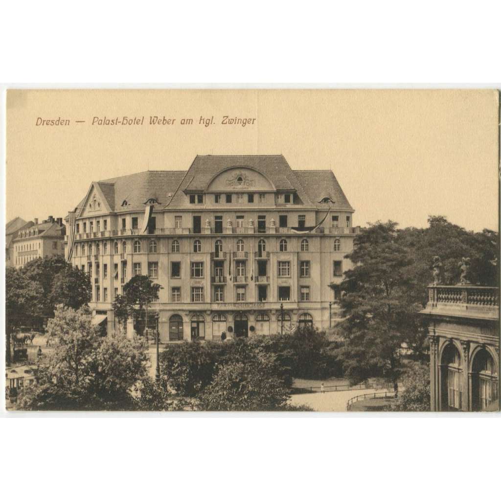 Dresden, Drážďany, Německo, Deutschland Germany, Palast hotel