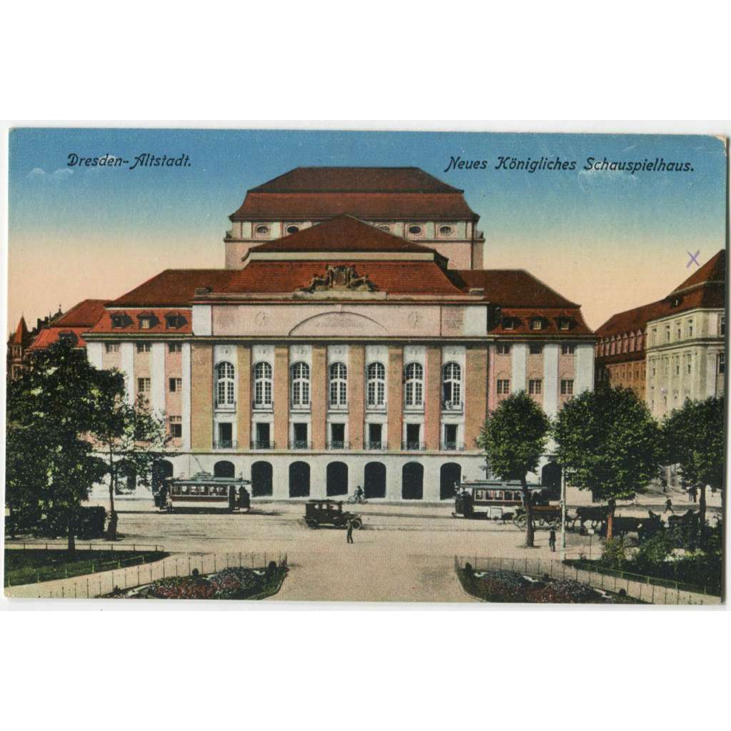 Dresden  Altstadt, Drážďany, Německo