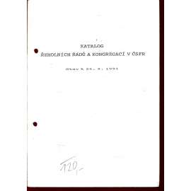 Katalog řeholních řádů a kongregací v ČSFR