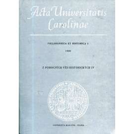 Acta Universitatis Carolinae. Philosophica et Historica 5/1980